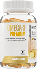 Омега 3 Maxler Omega-3 Premium 30 капс