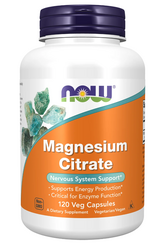 Магний Now Magnesium Citrate 400 мг 120 капс
