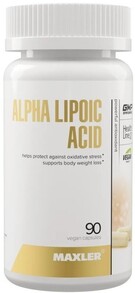 Альфа-липоевая кислота Maxler Alpha Lipoic Acid 90 капс  