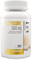 Тирозин Maxler L-Tyrosine 500 мг 100 капс