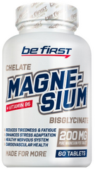 Магний Be First Magnesium Chelate + B6 60 таб